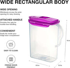 LocknLock Aqua Fridge Door Water Jug | Clear Pitcher | BPA Free Plastic Pitcher - Image 3