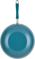 Rachael Ray Cucina Ceramic Nonstick Stir Fry Pan and Lid, 11 Inch Non Stick Wok - Image 11