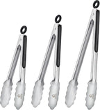 3 PCS Kitchen Tongs Set, Stainless Steel by Unknown