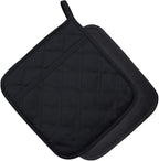 2Pcs Cotton and Neoprene Oven Pads Pot Holders by YEKOO