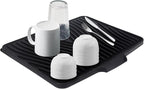 Silicone Dish Drying Mat 16x13, Food-Grade Silicone, Easy Clean Pad by SCYFREID