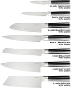 Babish 14-Piece Full Tang Forged Kitchen Knife Set – High-Carbon 1.4116 German - Image 3