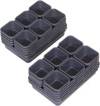 TENABORT 42 Pack Interlocking Desk Drawer Organizer Tray Dividers Plastic - Image 6