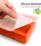 Silicone Ice Cube Trays with Lids, Large Square Ice Cube Molds - Image 6