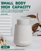 Bosilunlife Ceramic Foaming Soap Dispenser - 12Oz Bathroom Countertop Kitchen - Image 3