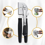 NUFR Crank Can Openers Manual, Heavy Duty Commercial Can Opener - Image 3