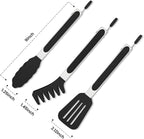 3 Pack Silicone Tongs for Cooking, Maywe Tanso 9 Inch Cooking Kitchen Tongs - Image 7