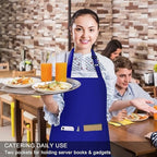 Jubatus 2 Pack 100% Cotton Aprons - Image 5