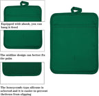 Oven Pot Holder with Pocket Cotton Heat Resistant Coaster Potholder Kitchen Hot - Image 3