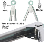 Silicone Kitchen Tongs, Food Grade Small Tongs, Mini Serving Tongs - Image 3