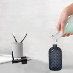 Glass Dish Soap Dispenser for Kitchen, 13.5oz Refillable Liquid Hand Soap - Image 3