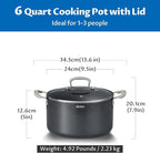 6 Quart Nonstick Stock Pot - Image 7