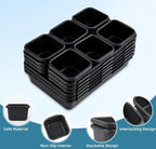 Kutesna 15 Piece Drawer Organizer Set, 3 Size Interlocking Plastic Storage Bins - Image 3