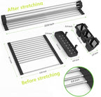 Black Expandable Roll Up Dish Drying Rack Up to 22.8''with 2 Storage Baskets - Image 6
