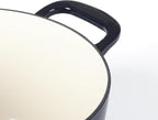 Martha Stewart Gatwick 7 QT Enamel Cast Iron Dutch Oven – Navy Blue, Heavy-Duty - Image 4