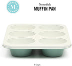 Martha Stewart Gallen 6 Cup Nonstick Carbon Steel Muffin and Cupcake Pan - Image 2
