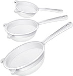 Skyley 3 Pcs Plastic Nylon Mesh Strainer Colander by Skyley