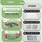Ice Cube Trays for Freezer, 2 Pack Easy Release Slicone Ice Cube Tray - Image 6