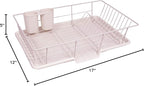 Space-Saving 3-Piece Dish Drainer Rack Set: Efficient Kitchen Organizer - Image 2