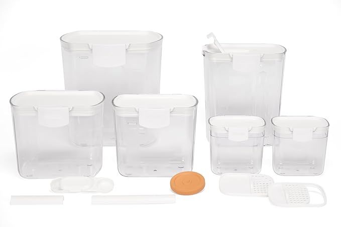Progressive ProKeeper Baker's Airtight Kitchen Storage Canister Container Set by ProgressiveInternational