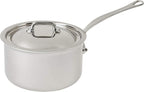 Mauviel M'Cook 5-Ply Polished Stainless Steel Sauce Pan - Image 3