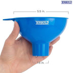 3pc Wide Mouth Canning Funnels for Filling Bottles and Mason Jars | Large Spout - Image 4