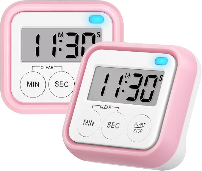 Timer, Kitchen Timers for Cooking Classroom Timer for Kids Teachers Magnetic by AOUVES