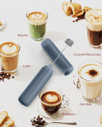 CIRCLE JOY Rechargeable Milk Frother Hanheld, Dual Ring Electric Coffee Frother - Image 8