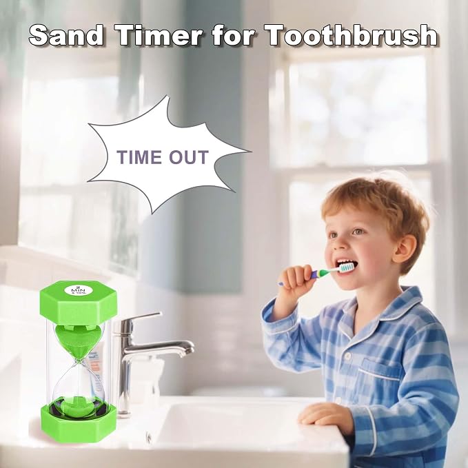Hourglass 3 Minute Sand Timer, Colorful Hour Glass Sandglass - Image 6