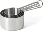 Martha Stewart Richburn 4-Piece Stainless Steel Measuring Cups Set – Durable by MarthaStewart