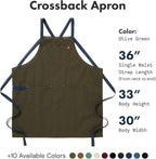 hedley & bennett Crossback Apron - Image 2