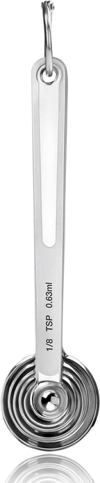 New Star Foodservice 43112 Stainless Steel 18/8 Measuring Spoons - Image 3