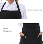 Aprons for Women with 3 Pockets, Server Apron, Aprons for Cooking, Chef Apron - Image 5