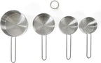 Martha Stewart Richburn 4-Piece Stainless Steel Measuring Cups Set – Durable - Image 5