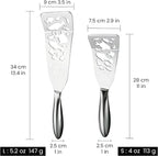 Stainless Steel Fish Spatula Set – Funky Fish Edition, 1 Large Fish Turner + 1 - Image 9