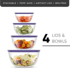 JoyJolt Very Peri 8pc Glass Mixing Bowls - Image 9