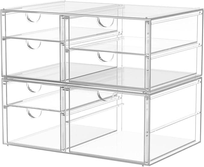 caktraie 2 Pack Desk Organizers, Makeup Organizer Storage - Image 8