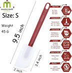 Flexible Rubber Spatulas 5PCS, Silicone Spatula Set, Soft Rubber Spatula - Image 2