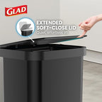Glad Stainless Steel Step Trash Can, Series 2 - Image 7