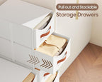 Homsorout Stackable Storage Drawers - Image 4