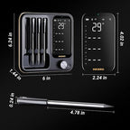 Wireless Meat Thermometer with 4 Probes, INKBIRD WiFi Meat Thermometer Digital - Image 9