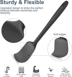 Silicone Spatula Set, 6 Pieces Food Grade Kitchen Utensils - Image 3