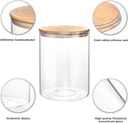 YUNCANG Glass Storage Jars, 2 PACK -108oz/3200ml Clear Glass Food Storage - Image 4