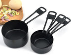 9PCS Black Stainless Steel Measuring Cups and Spoons Set, Heavy Duty Measuring - Image 5