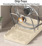 Pot lid Holder And Spoon Rest, 2 Layers Lid And Spoon Rest Pot Lid Organizer - Image 3