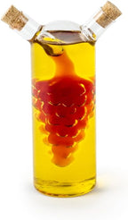 Fox Run 7050 Run Grape Motif Oil and Vinegar Cruet Dispenser Bottle - Image 3