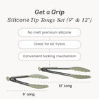 Starpack 'Get a Grip' Silicone Kitchen Tongs - Image 4