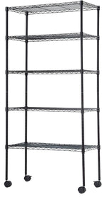 BestOffice | 5-Tier Wire Storage Shelves by BestOffice