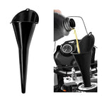 Long-Neck Oil Funnel for Automotive – Multi-Function Plastic Funnel for Oil by Cartisen