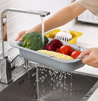 NIWWIN Collapsible Kitchen Colander Strainer, Expandable Over the Sink Colander - Image 7
